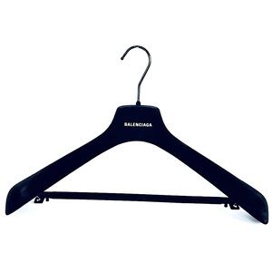 BALENCIAGA black velvet hanger